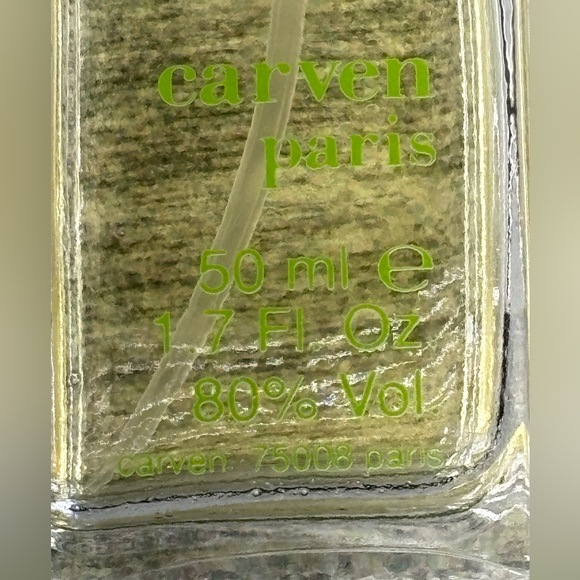 VTG Carven Ma Griffe Eau De Toilette Natural Spray 50ml 1.7 Fl Oz 75008 90% Full - Picture 12 of 15